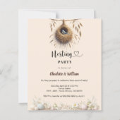 Papier Invitation à une fête de nidification pour une bab (Devant)