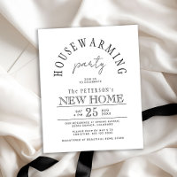 Invitation à une fête de pendaison de crémaillère