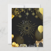 Papier invitation anniversaire (Dos)