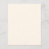 Papier Invitation au Baby shower bleu ballon à air chaud (Dos)