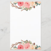 Papier Invitation au Baby shower de fille rose Citrouille (Dos)