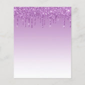 Papier Invitation au Baby shower de Parties scintillant d