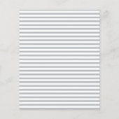 Papier Invitation au Baby shower de pingouin mignon du bu (Dos)