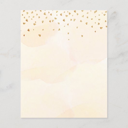 Papier Invitation au budget mariage des tournesols eucaly (Dos)