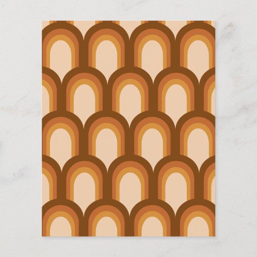 Papier Invitation au mariage Brown de conception rétro Su (Dos)