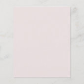 Papier Invitation au thé nuptiale pour théière Rose d'or  (Dos)