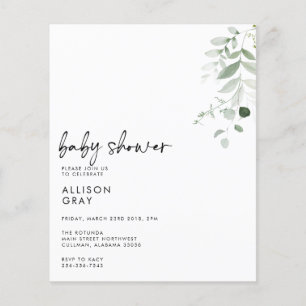 Papier Invitation baby shower