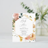 Papier Invitation Baby shower moderne | Circulaire Sutton (Debout devant)