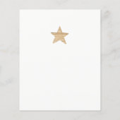 Papier Invitation baby shower rustique de forêt d'hiver B (Dos)