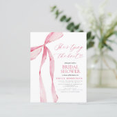 Papier Invitation Budget Elle se marie (Debout devant)