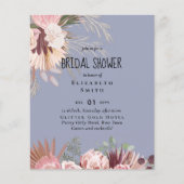 Papier INVITATION Budget Herbe des Pampas PHOTO Enterreme (Devant)