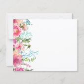 Papier Invitation budgétaire à la cérémonie du mariage. (Dos)