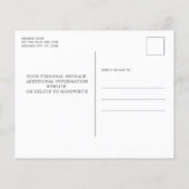 Papier Invitation budgétaire du Mariage de police de la l (Dos)