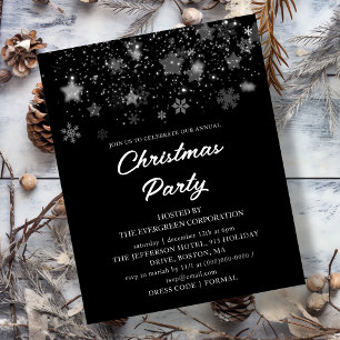 Papier Invitation budgétaire du parti Noir Noël