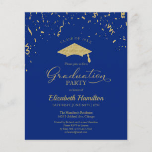 Papier Invitation budgétaire High School Grad Party Confe