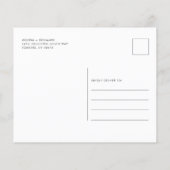 Papier Invitation budgétaire Mariage de tournesol floral  (Dos)