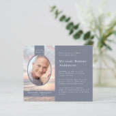 Papier Invitation commémoratif de la fête du coucher du s (Debout devant)