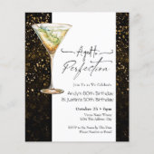 Papier Invitation d'anniversaire adulte double (Devant)