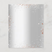 Papier Invitation d'anniversaire pour les ballons d'or ro (Dos)