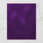 Papier Invitation d'anniversaire violet de fête Disco (Dos)