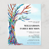 Papier Invitation dans l'arbre généalogique de la famille (Devant)