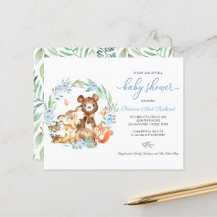 Papier Invitation de baby shower à petit budget sur le th