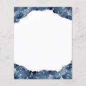 Papier Invitation de Baby Shower Budget Celestial Taurus (Dos)