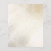 Papier Invitation de baby shower de budget mobile boho vi (Dos)