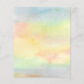 Papier Invitation de Baby shower d'ours mignon du budget (Dos)