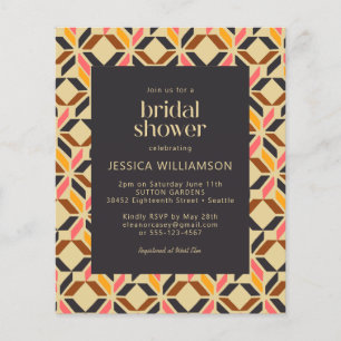 Papier Invitation de Baby Shower Mariage pas chère - Géom