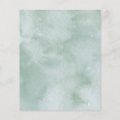 Papier Invitation de Baby shower virtuel Eucalyptus Budge (Dos)