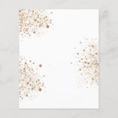 Papier Invitation de baptême au budget eucalyptus verdure (Dos)