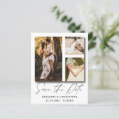 Papier Invitation de budget chic pour sauver notre date (Debout devant)