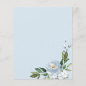 Papier Invitation de budget de douche de mariée virtuelle (Dos)