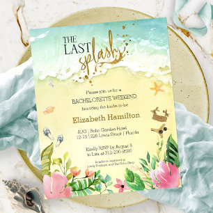 Papier Invitation de budget d'itinéraire de week-end de c