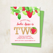 Papier Invitation de budget pour le 2ème anniversaire de 