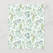 Papier Invitation de budget pour une baby shower adorable (Dos)