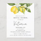 Papier Invitation de Citrus Lemons Bridal Show (Devant)