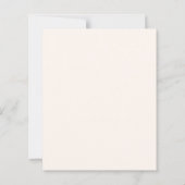 Papier Invitation de confirmation de crème de fille rose (Dos)