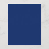 Papier invitation de confirmation de la Croix bleue marin (Dos)