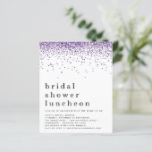 Papier Invitation de déjeuner de la Fête des mariées de P (Debout devant)