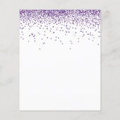 Papier Invitation de déjeuner de la Fête des mariées de P (Dos)