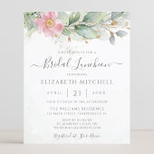 Papier Invitation de déjeuner de mariage avec eucalyptus