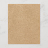 Papier Invitation de douche de mariage au citron Budget M (Dos)