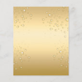 Papier Invitation de douche de mariée bulles de brunch à  (Dos)