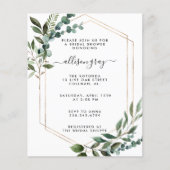 Papier Invitation de douche nuptiale (Devant)