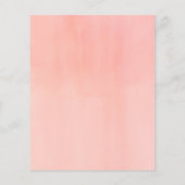 Papier Invitation de douche nuptiale à budget floral (Dos)