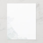 Papier Invitation de douche nuptiale Eucalyptus Green (Dos)