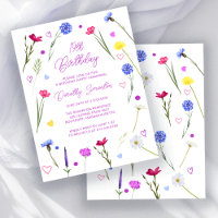 Invitation de fête d'anniversaire 19 ans BUDGET Wi