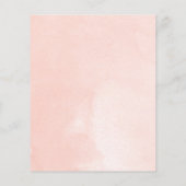 Papier Invitation de fête de bachelorette rose pailletée  (Dos)